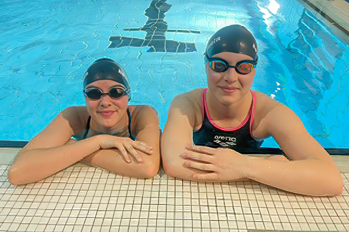 Amàlia Plew (links) und Lina Dierschke.