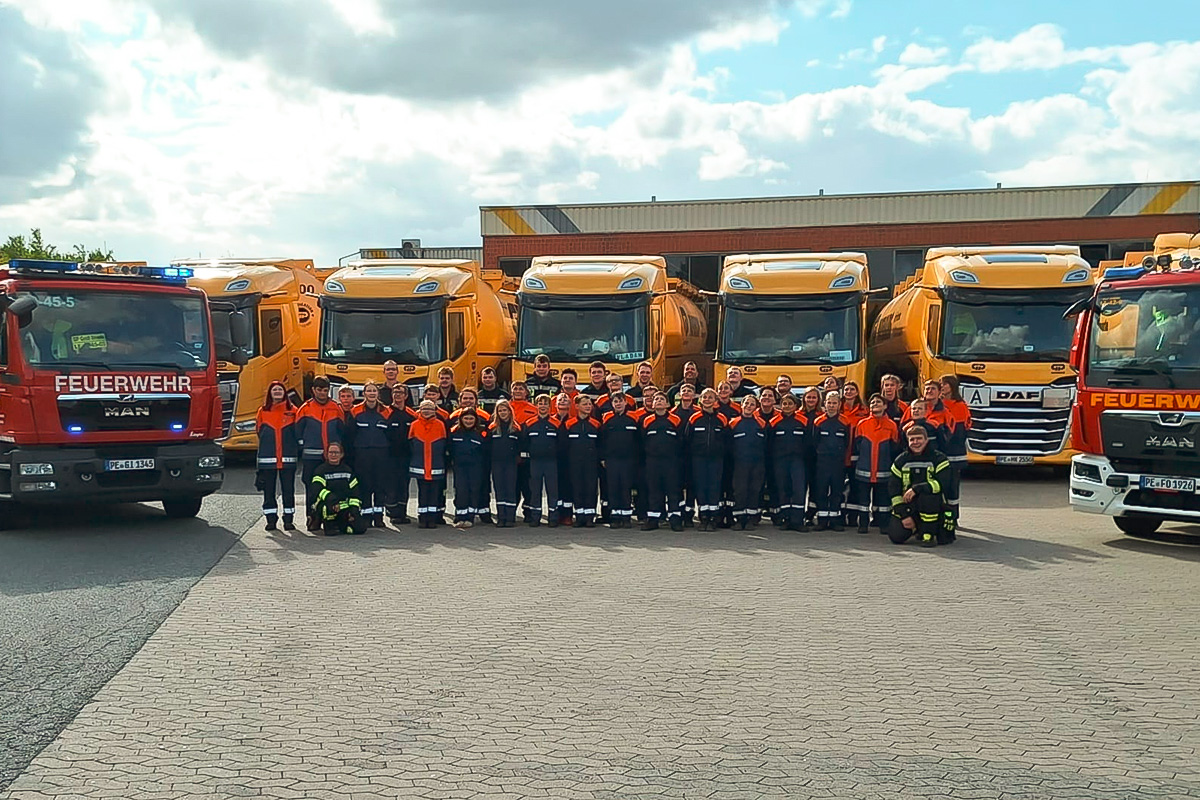 Jugendfeuerwehren Oberg und Groß Ilsede.