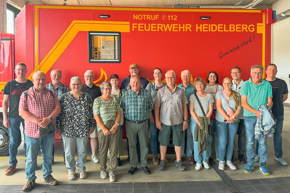 Feuerwehr Kemme verbrachte ein schönes Wochenende in Heidelberg