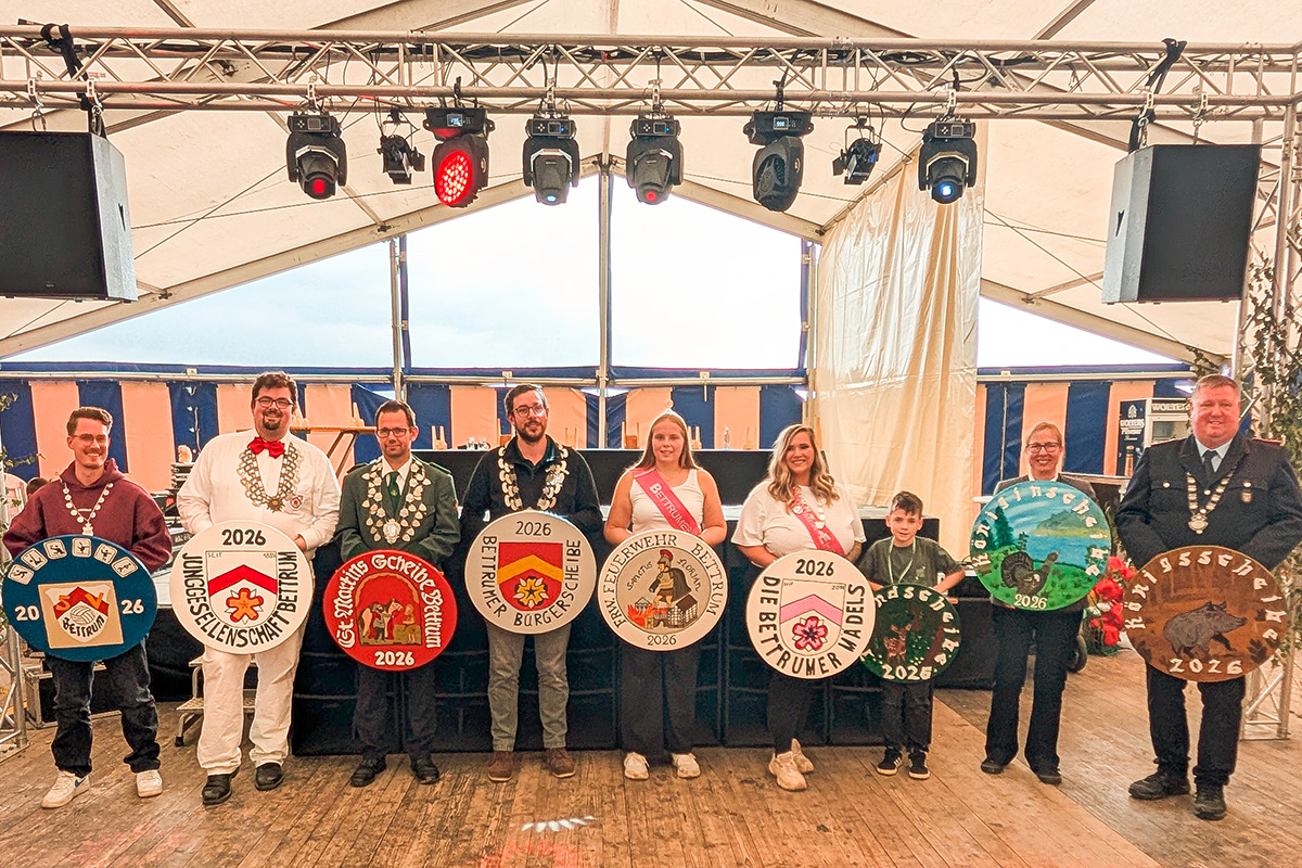 Von links: Jannik Glöckner, Bodo Angerstein, Christian Hartwig, Jan Stoffregen, Maya Lachmann, Nala Hoheisel, Lennard Wolter, Alexa Wolter und Tobias Wolter.
