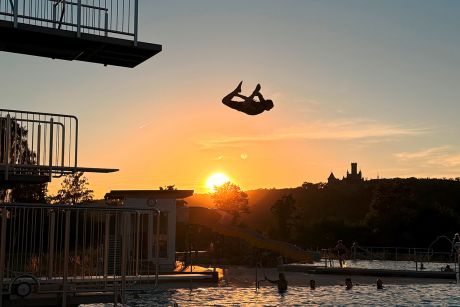 Ein Abend voller guter Laune im Freizeitbad Nordstemmen.