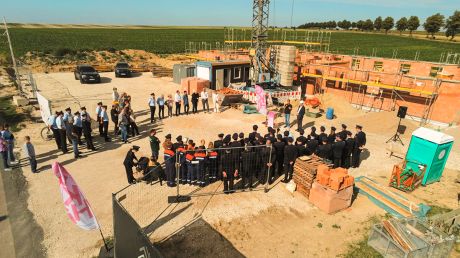 Grundsteinlegung — Neues Gerätehaus Feuerwehr Nettlingen.