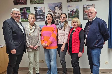 Antonio Rehberg, Ruth Käb, Sarah Busse, Silvia Ochs, Angelika Kehe und Wolfgang Kehe.