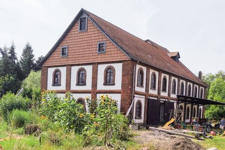 Das unter Denkmalschutz stehende Gebäude der ehemaligen Sehlder Roggenmühle.