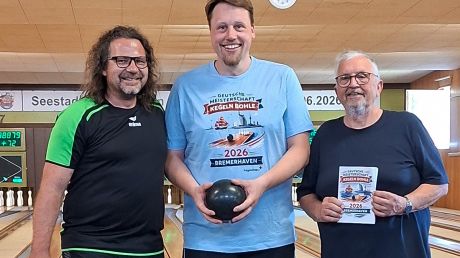 Von rechts: Sportwart Mathias Jericho, Jan Paschold und Wolfgang Paschold.